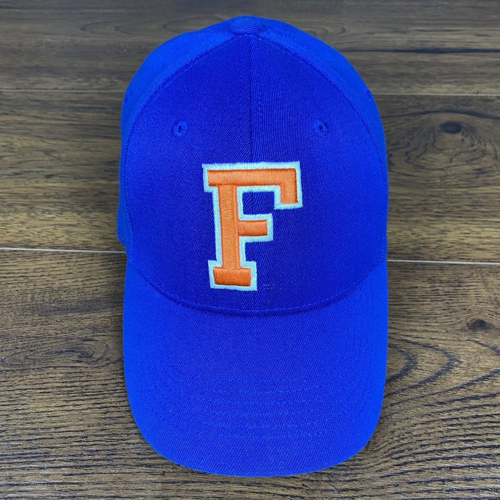 Top of the World Florida Gators Hat One Fit Blue Orange Stretch Fitted Cap